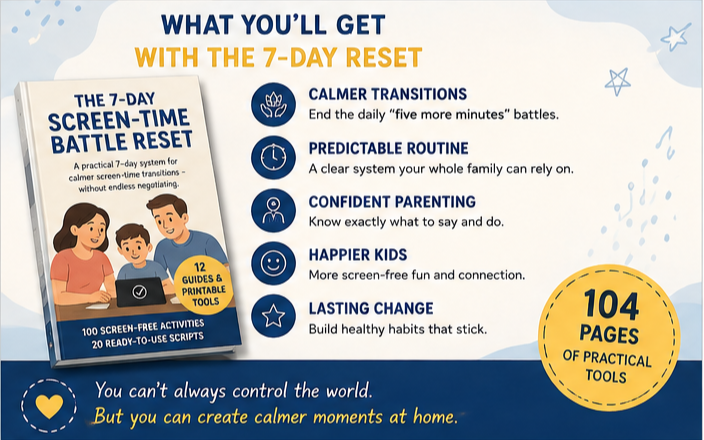 7-Day Children's Screen Time Reset Guide - claudify